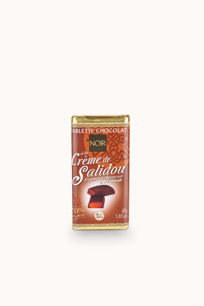 Mini tablette de chocolat noir