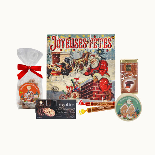Coffret de Noël "la Bourriche du Père Noël"
